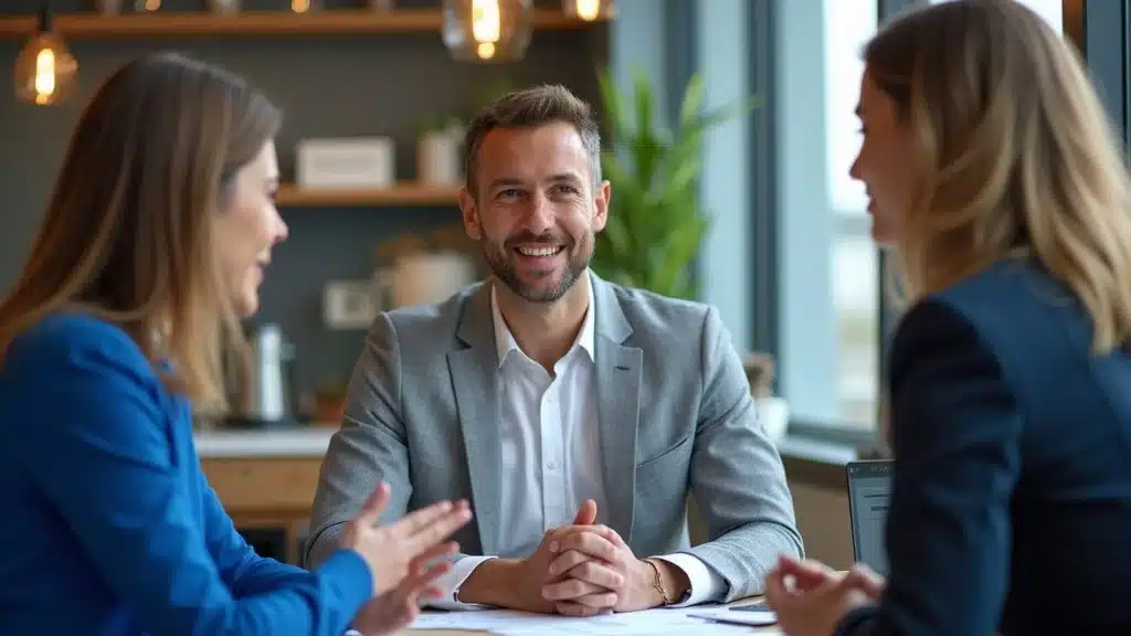Professional insurance agent advising South Carolina business owners about liquor liability insurance and general liability policy differences
