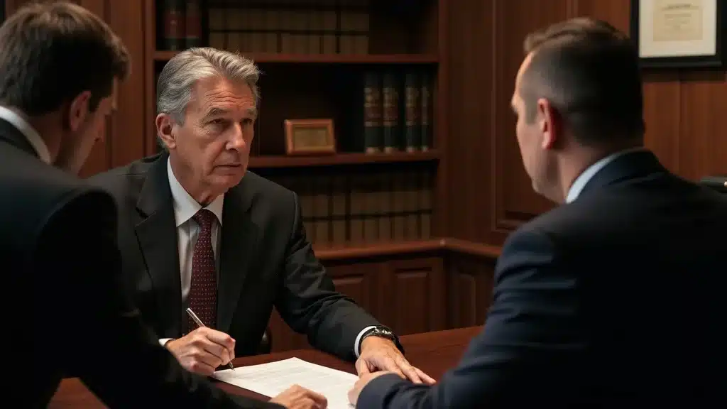 South Carolina attorney discussing liquor liability insurance requirements with bar owner.